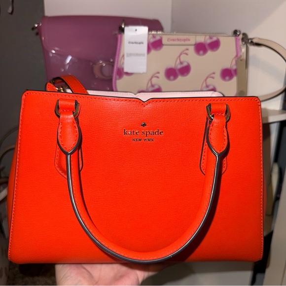 kate spade Handbags - Kate Spade Vibrant Orange Satchel